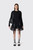 Simone Rocha Mini Puff Sleeve Cord Hip Dress 7511 0069 Black/Black