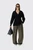 Simone Rocha Merino Sculpted Corset Cardigan LMK13 0660 Black/black