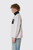 FLÂNEUR Badge Classic Half Zip Pullover FZIP217 1021 Grey/Pink