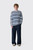 Arte Antwerp Fadeout Striped Longsleeve AW26-178LS 256 Navy/Light Blue