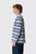 Arte Antwerp Fadeout Striped Longsleeve AW26-178LS 256 Navy/Light Blue