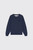 Filling Pieces Sweatshirt Embroidered Knot Melange 422630500397 150 Navy