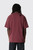 THE SAVAGE REPORT Logo Bar T-Shirt TSR-FW26LBSS10 Red Mahogany