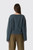 GANNI Melange Mohair Deep V-Neck A1150050 Blue Coral