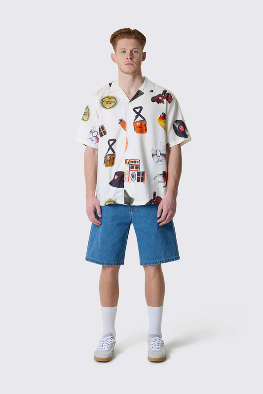 Carhartt WIP S/S Jacob Rochester Shirt Wax - Calico Club