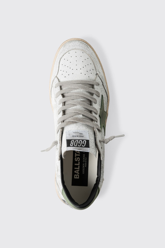 Golden Goose F006775 Ball Star White/Green