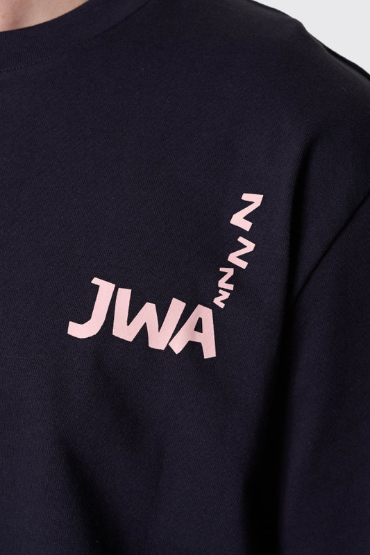 JW Anderson JWA Back Print T-Shirt Dark Navy