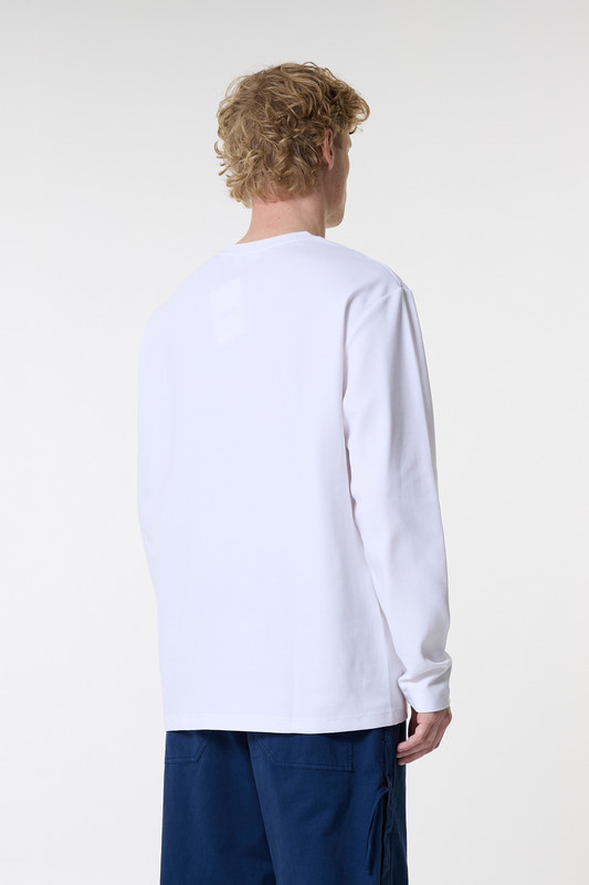 NN.07 Nat LS Logo 3457 White