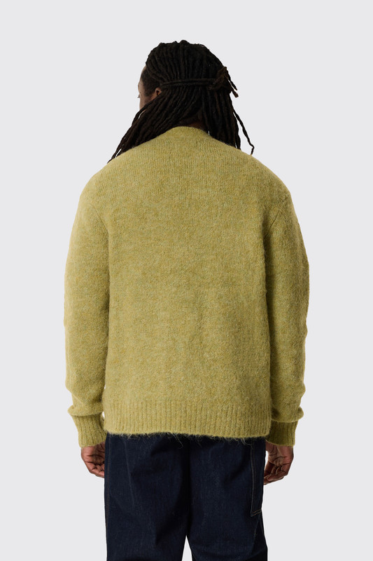 EPINE mellow crroped cardigan エピヌ Acne Studios - Wide rib cardigan - Dusty pink