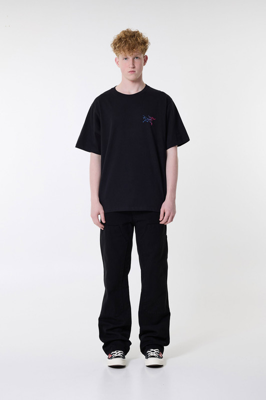 【Arc'teryx】 Kragg Cotton Logo SS T-Shirt Black Multi ARC'TERYX Kragg Cotton Logo T-shirt Black Multi | eBay