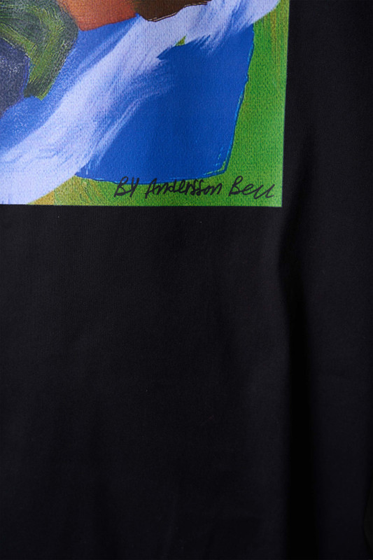 Andersson Bell Unisex Vallum Poplin T-Shirts Black - Calico Club Andersson Bell Unisex Vallum Poplin T-Shirts Black - Calico Club