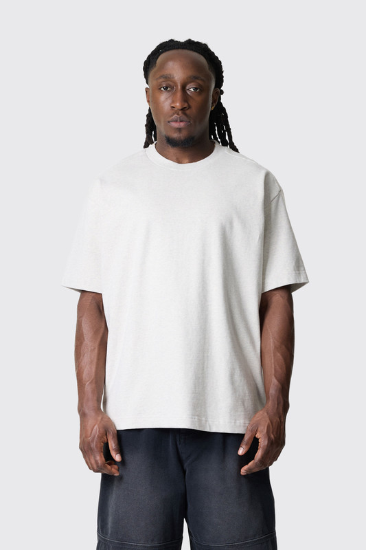 Tenue. Bruce T-Shirt Bruce Oat Melange