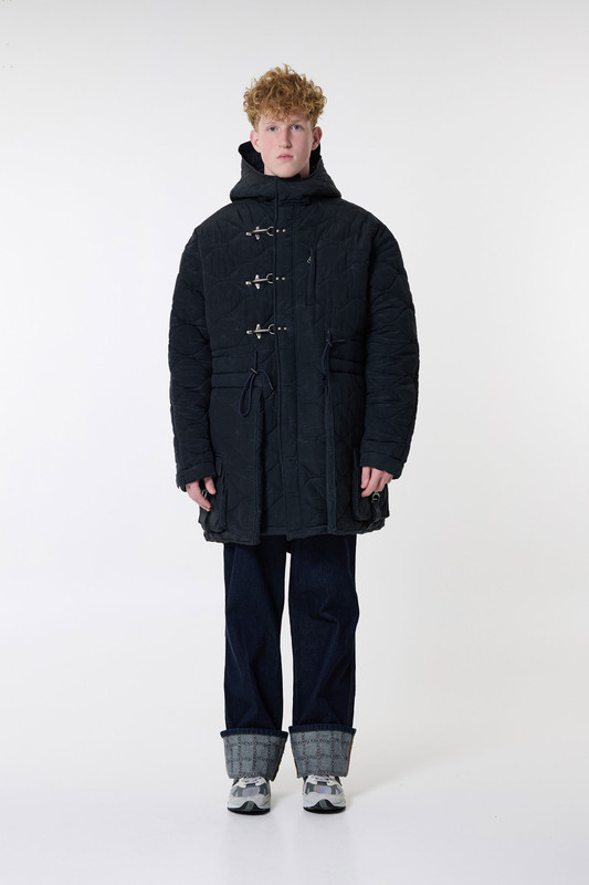 アウターその他 ANDERSSON BELL Lace-up fishtail parka awa638mASPHALT A24F2WA Andersson Bell Lace-Up Fishtail Parka Asphalt - Calico Club
