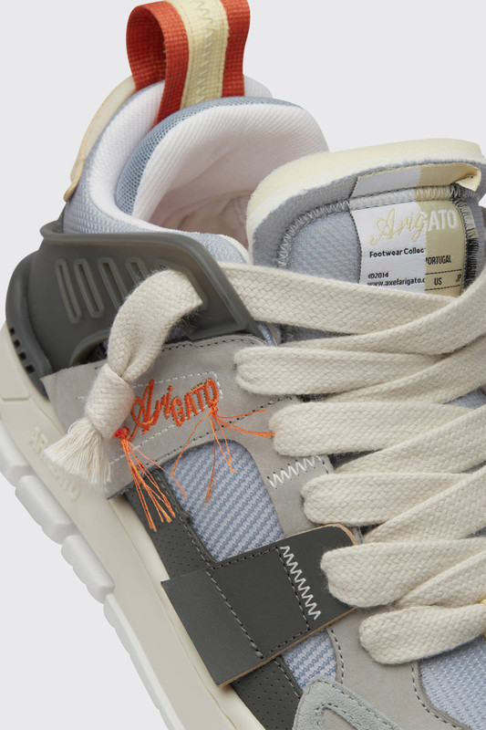 Axel Arigato Area Patchwork Sneaker DK Grey/LT Yellow