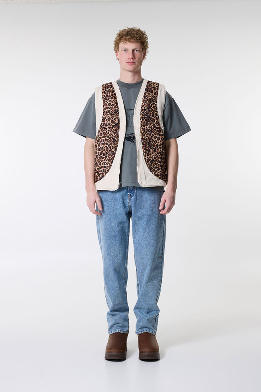 Service Area Reversible Vest Cream