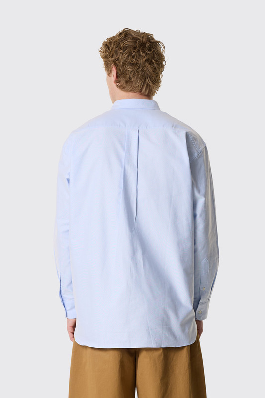 Comme des Garçons HOMME Men's Shirt Sax x Whtembro/Blue