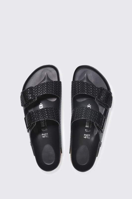 Birkenstock Arizona Rivet Logo Embossed Black