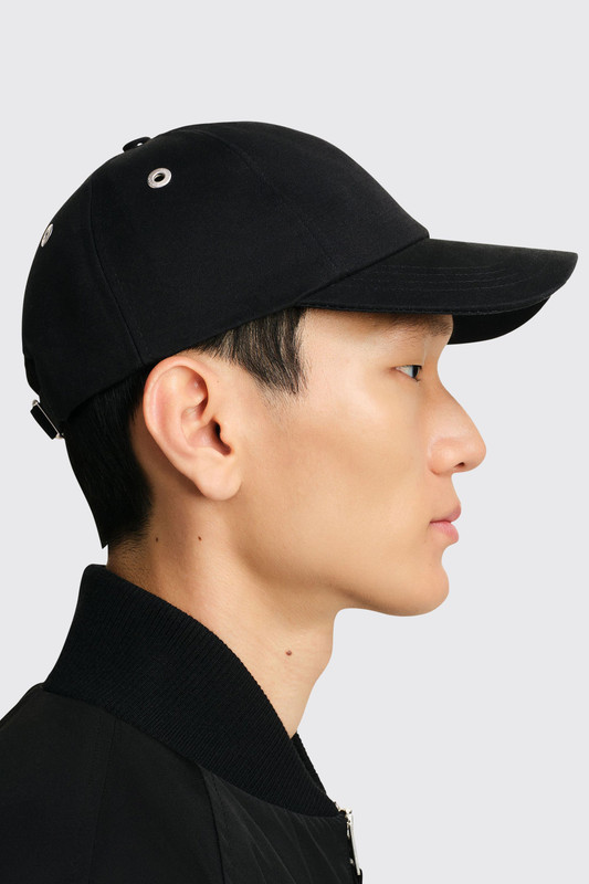 AMI Red ADC Embroidery Cap Noir