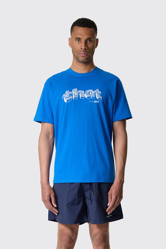 ★thisisneverthat★ that Village Tee Blue TN251TTSST33BLU This Is Never That Village Tee Blue - Calico Club