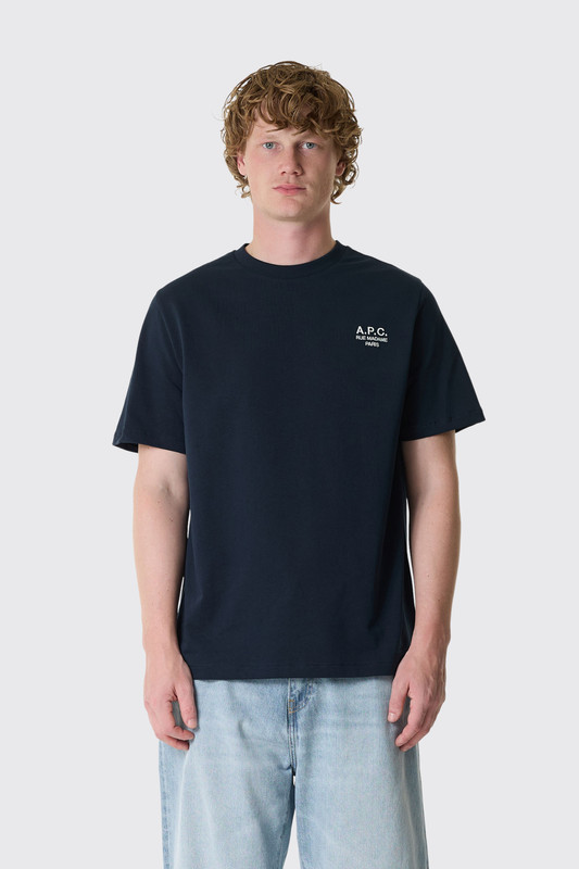 A.P.C. T-shirt Standard Rue Madame Gots COHBU-M26388 TIQ Dark Navy/Ecru
