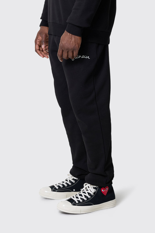 Flaneur Signature Sweatpants 999 Black