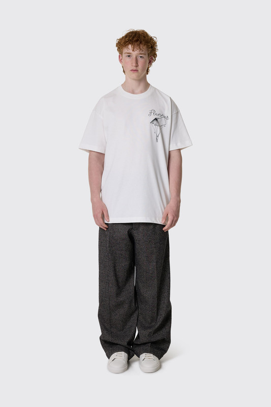 Flaneur One For The Books T-Shirt 051 White