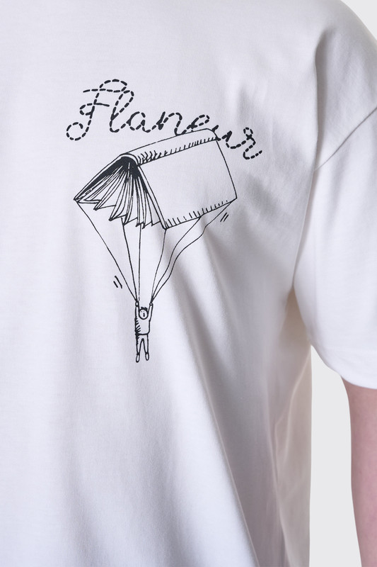 Flaneur One For The Books T-Shirt 051 White