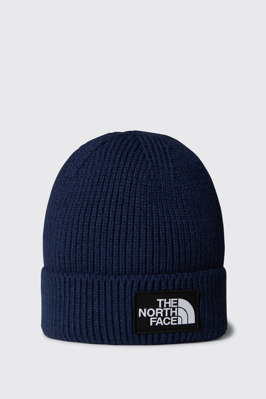 The North Face TNF Logo Box Cuffed Beanie Summit Navy