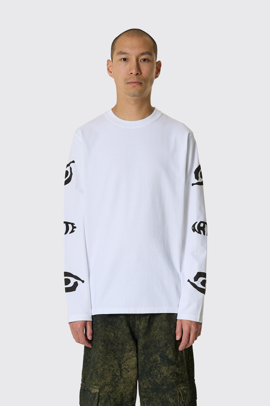 Arte Antwerp Eye Sleeve Longsleeve AW25-216LS White