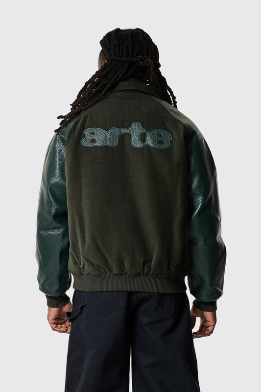 Arte Antwerp Varsity Jacket Green - Calico Club