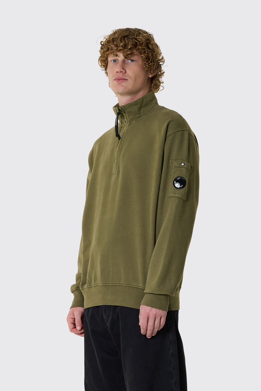 C.P. Company Sweatshirts Polo Collar Brushed  Capers