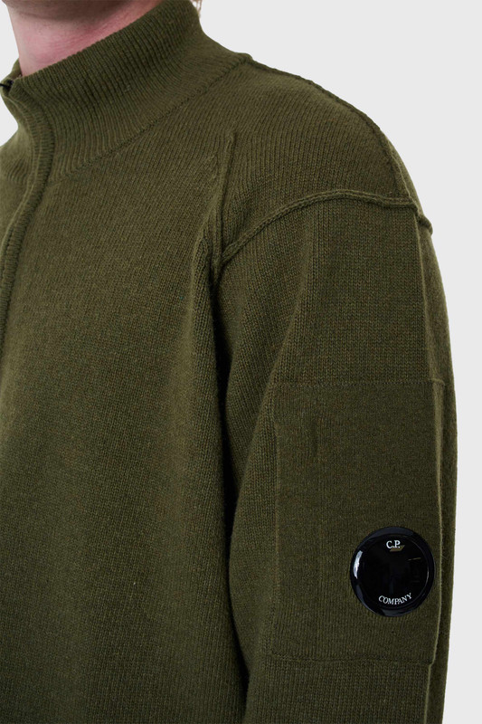 C.P. Company Knitwear Polo Collar  Capers