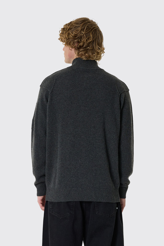 C.P. Company Knitwear Polo Collar  Dark Shadow