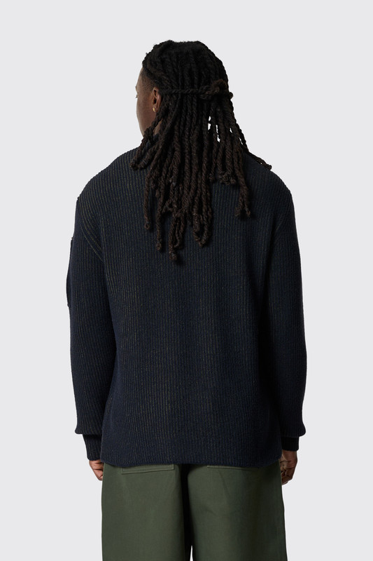 C.P. Company Knitwear Crew Neck in Fleece Knit Capers