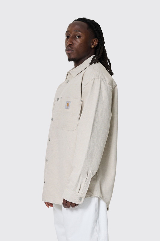 Carhartt WIP Walter Shirt Jac Cotton/Linen 05.02 Natural rinsed