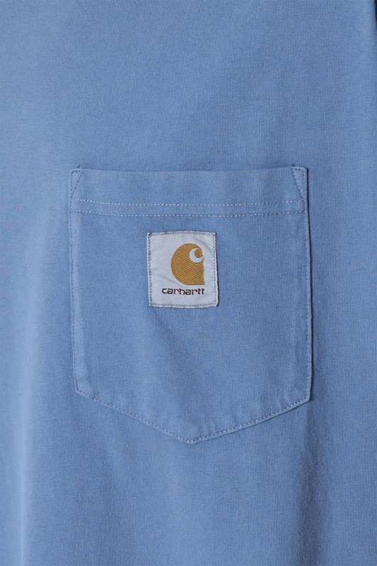 Carhartt WIP S/S Hudson Pocket T-Shirt 1YI.5F Sorrent chalk wash