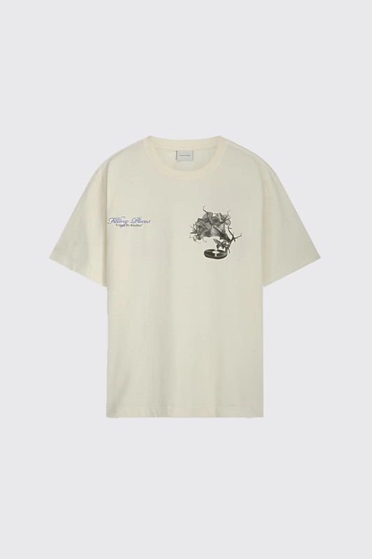 Filling Pieces T-shirt Grammophone 214 Antique White
