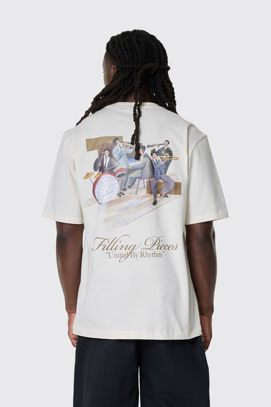 Filling Pieces T-shirt Band 214 Antique White