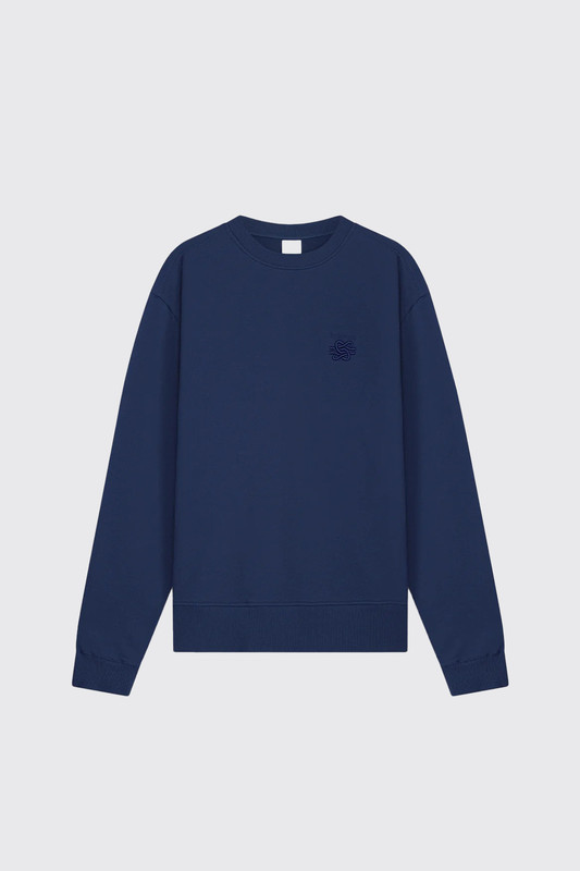 Filling Pieces Sweatshirt Embroidered Knot 150 Navy