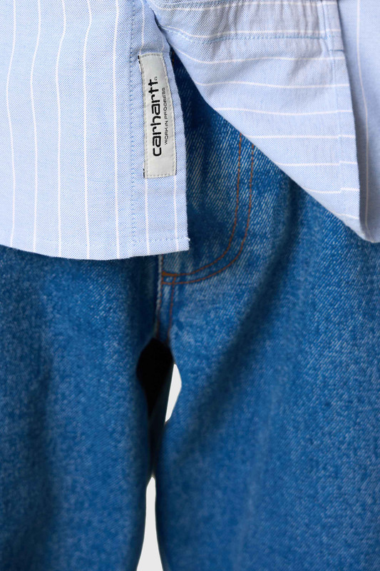 Carhartt WIP Cassel Shirt LS 35B.XX Bleach White