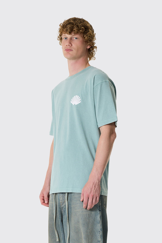 NASA Logo Tee Teal/White