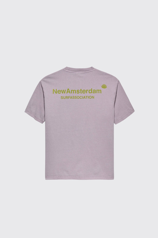 NASA Logo Tee Sea Fog/Moss/Purple