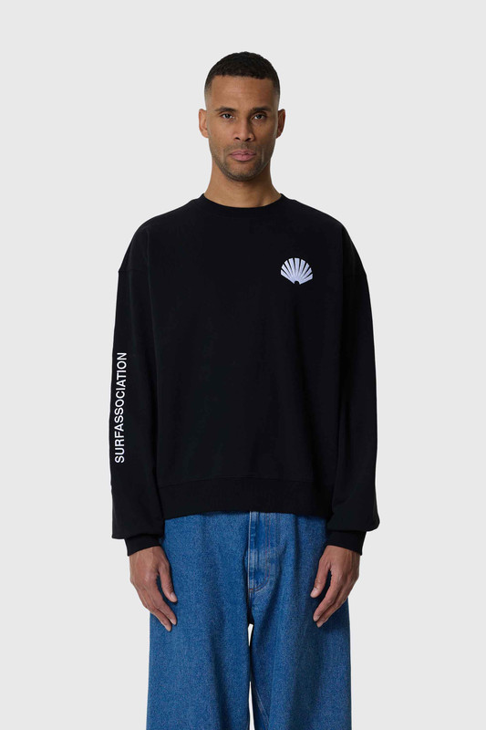 NASA Logo Crewneck Black/White