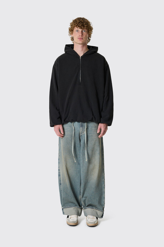 NASA Inflatable Hoodie Washed Black