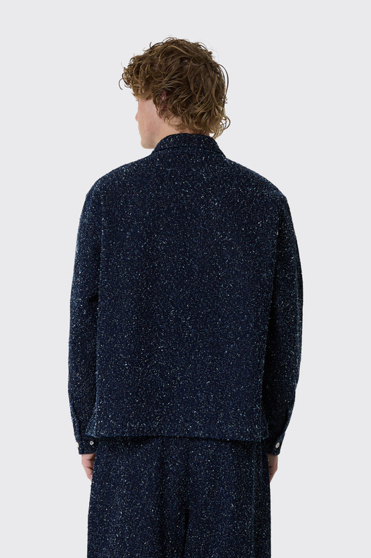 NASA Spray Overshirt Denim Blue Denim Blue