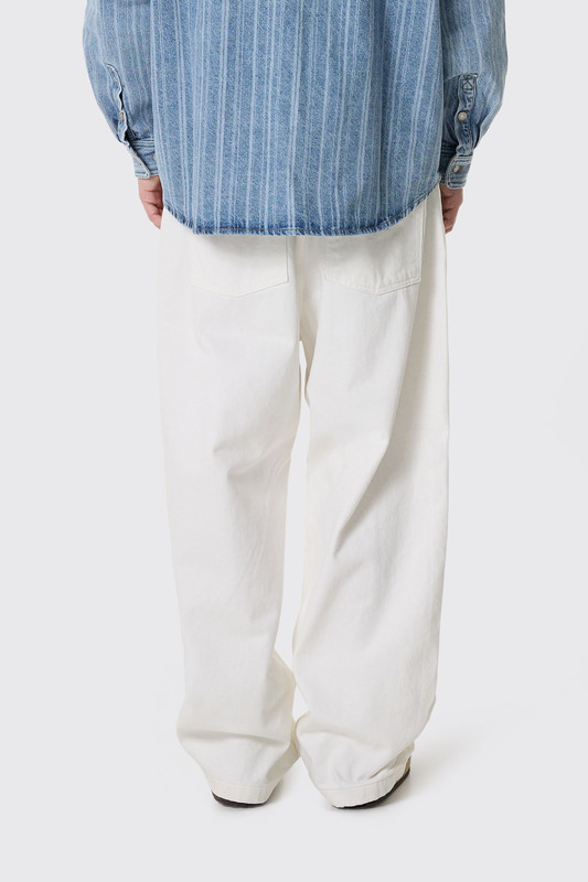 Carhartt WIP Brandon Pant Denim White Rinsed