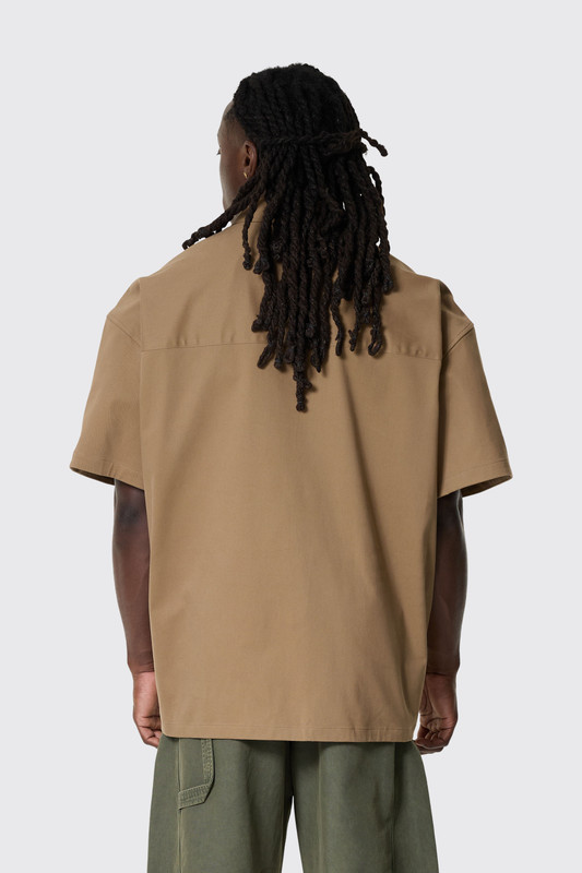 DARKPARK Alex Short Sleeved Polo Tobacco