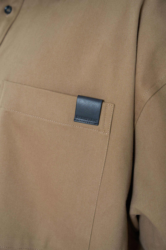 DARKPARK Alex Short Sleeved Polo Tobacco