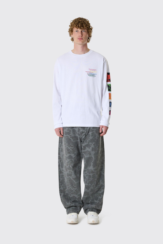 NASA Collage Longsleeve White