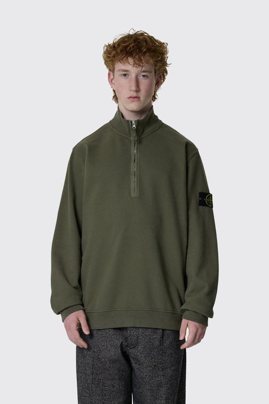 Stone Island 6100068 LS Polo V0054 Military Green